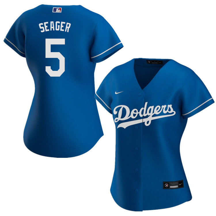Nike Women #5 Corey Seager Los Angeles Dodgers Baseball Jerseys Sale-Blue